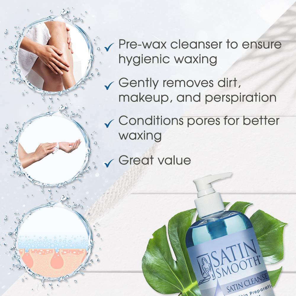 SATIN SMOOTH Satin Cleanser Skin Preparation Cleanser 16 oz 16 Fl
