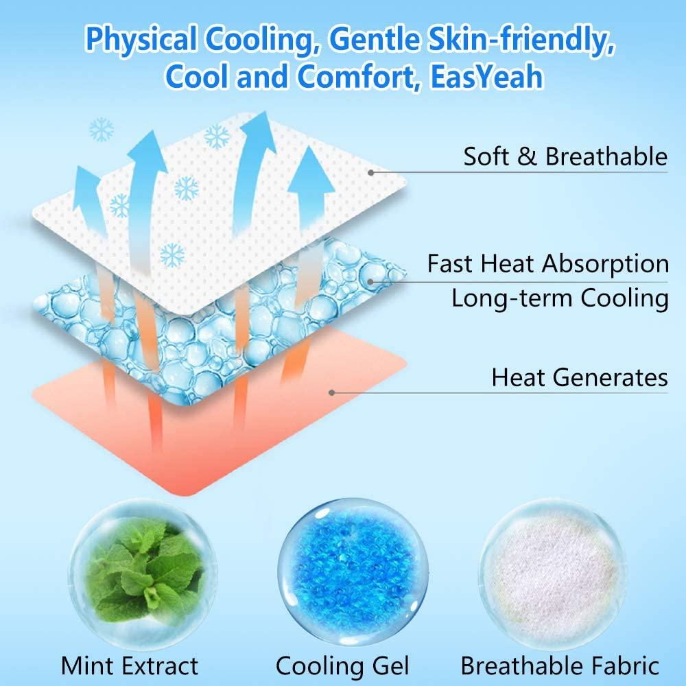  Soothing Gel Pads, Instant Cooling Relief for Sore