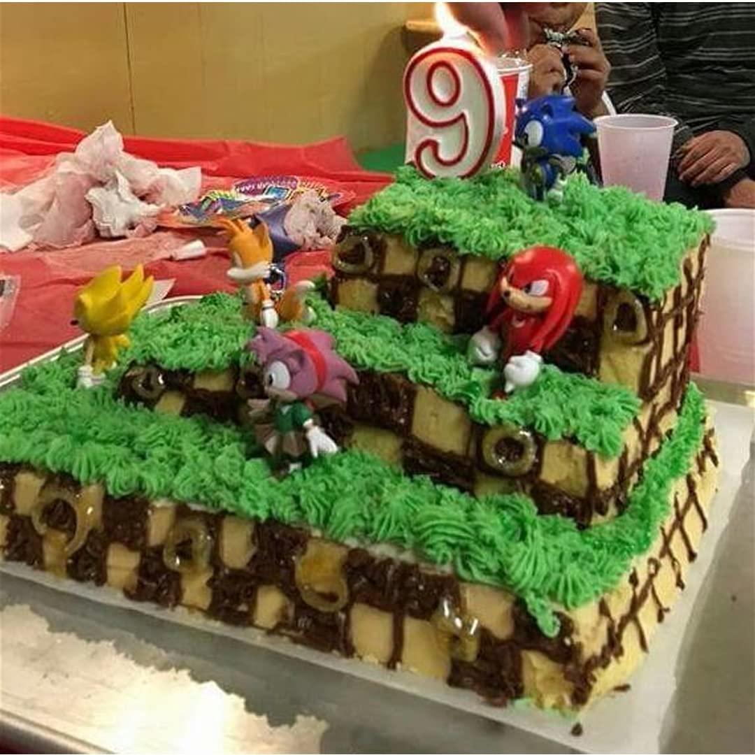 Sonic Edible Birthday Cake Topper
