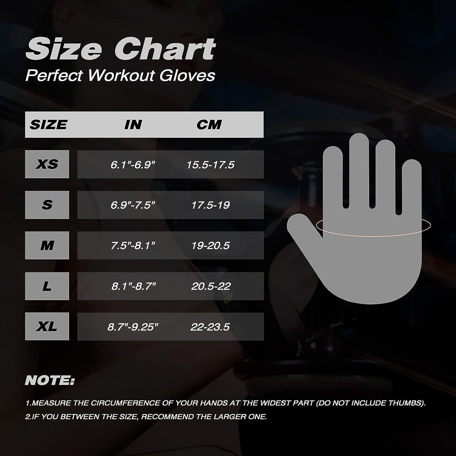 Fingerless Weight Lifting Workout Gloves For Men, Women With Palm