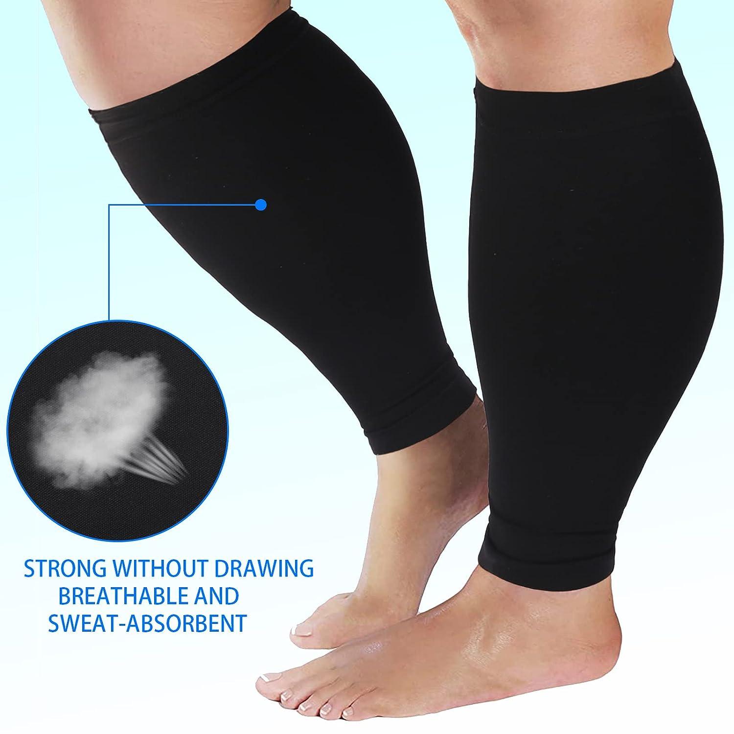 XXXL Wide Plus Size Calf Compression Socks for Swelling, Pain, Edema, DVT  Unisex