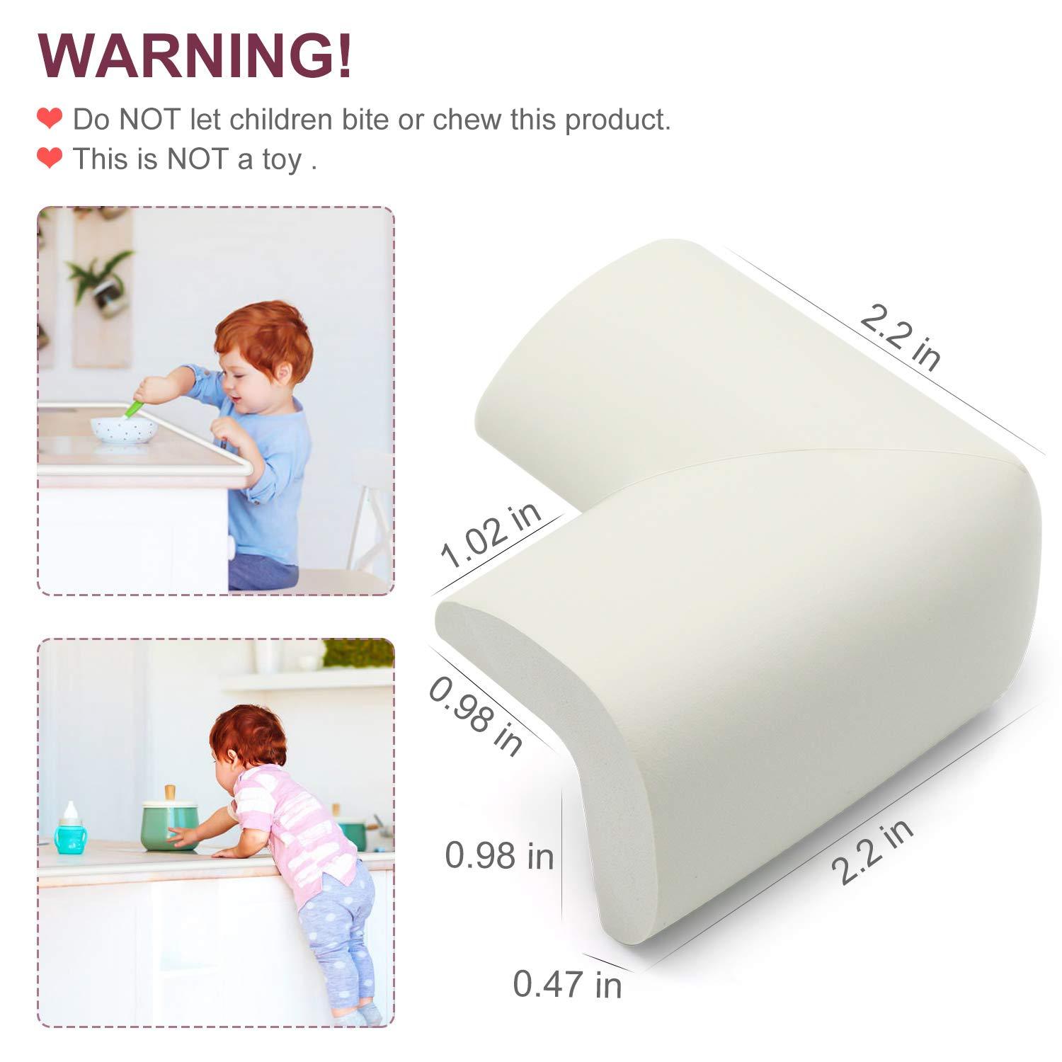 4PC Baby Proofing Corner Protectors Child Safety Table Edge Guards Bum —  AllTopBargains
