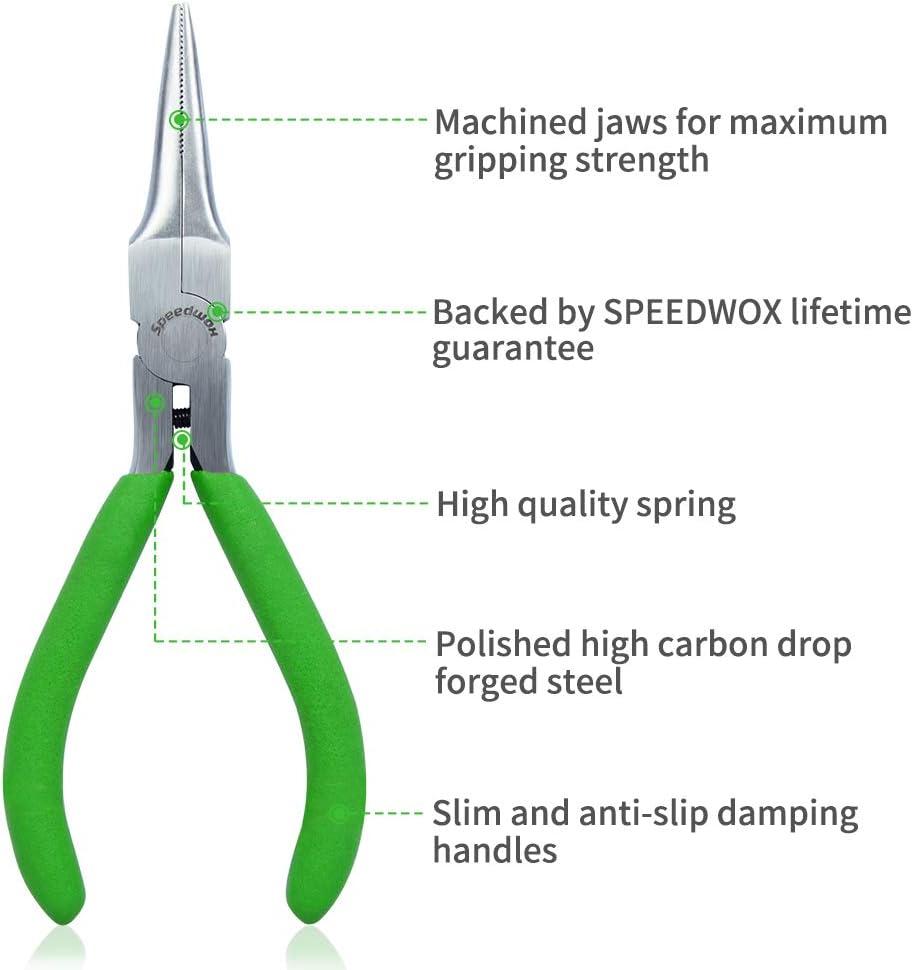 Needle Nose Pliers 5 1/2 (14 cm), jaws taper to 2 mm making it easier to  remove K-Wires close to the bone