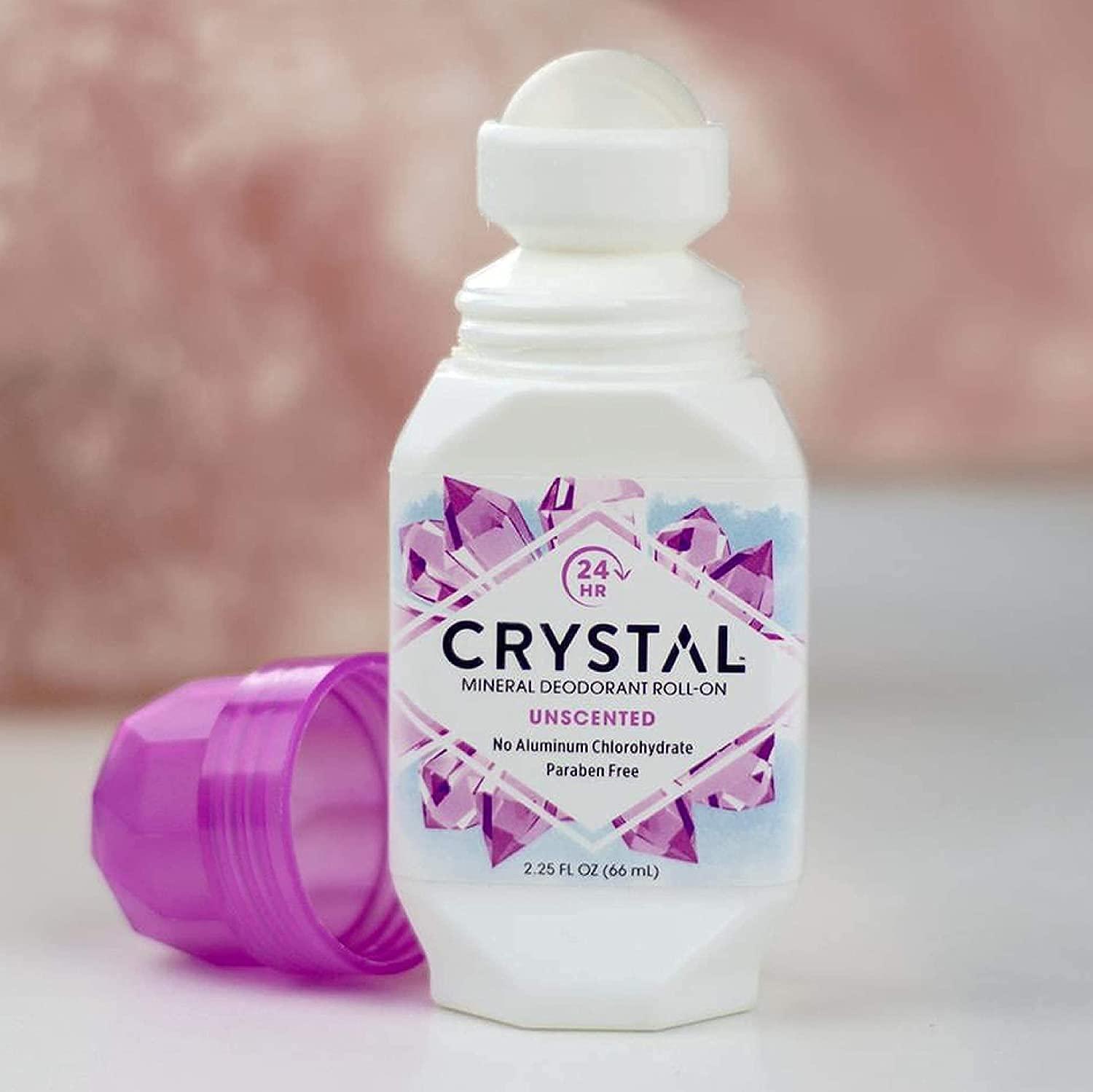 Mineral Deodorant Roll-OnUnscented – CRYSTAL™ Deodorant