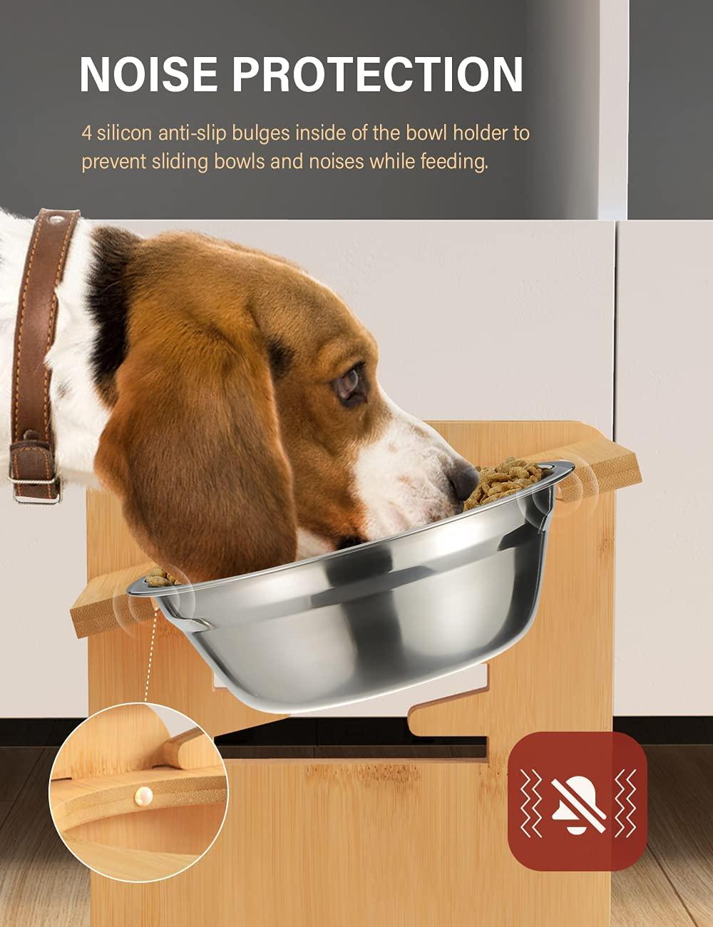 Large Dog Dish Holder
