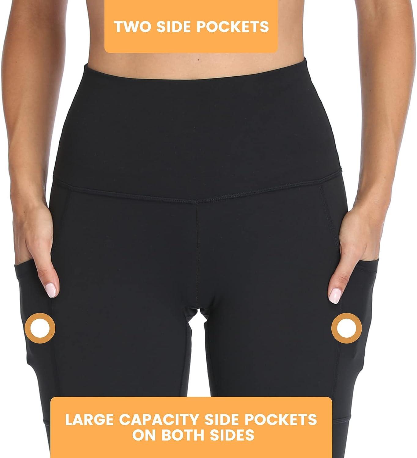 TNNZEET 3 Pack Plus Size Capri Leggings for Women, High Waisted