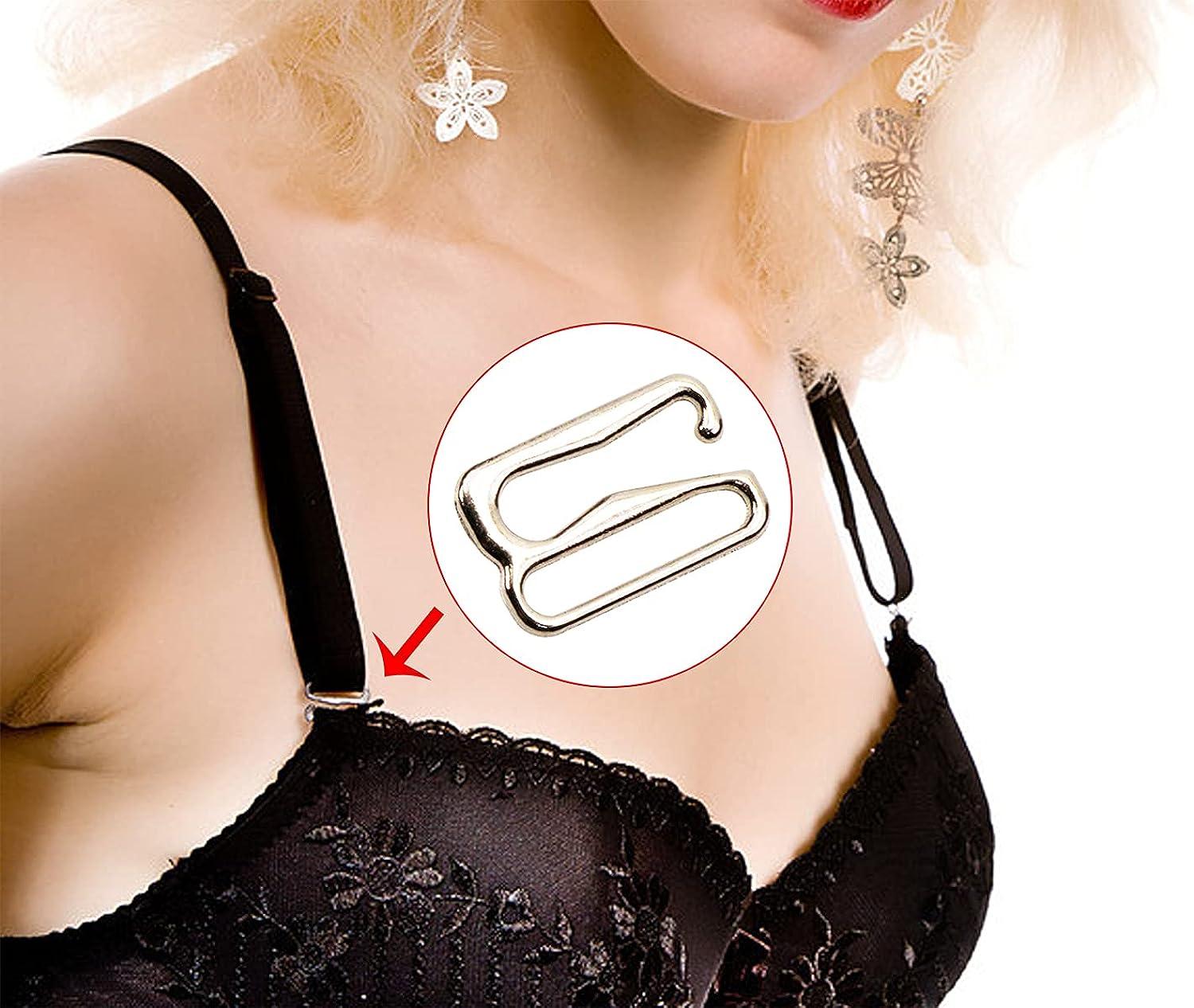 Tupalizy Metal Bra Strap Hooks for Sewing Bikini Halter Tops