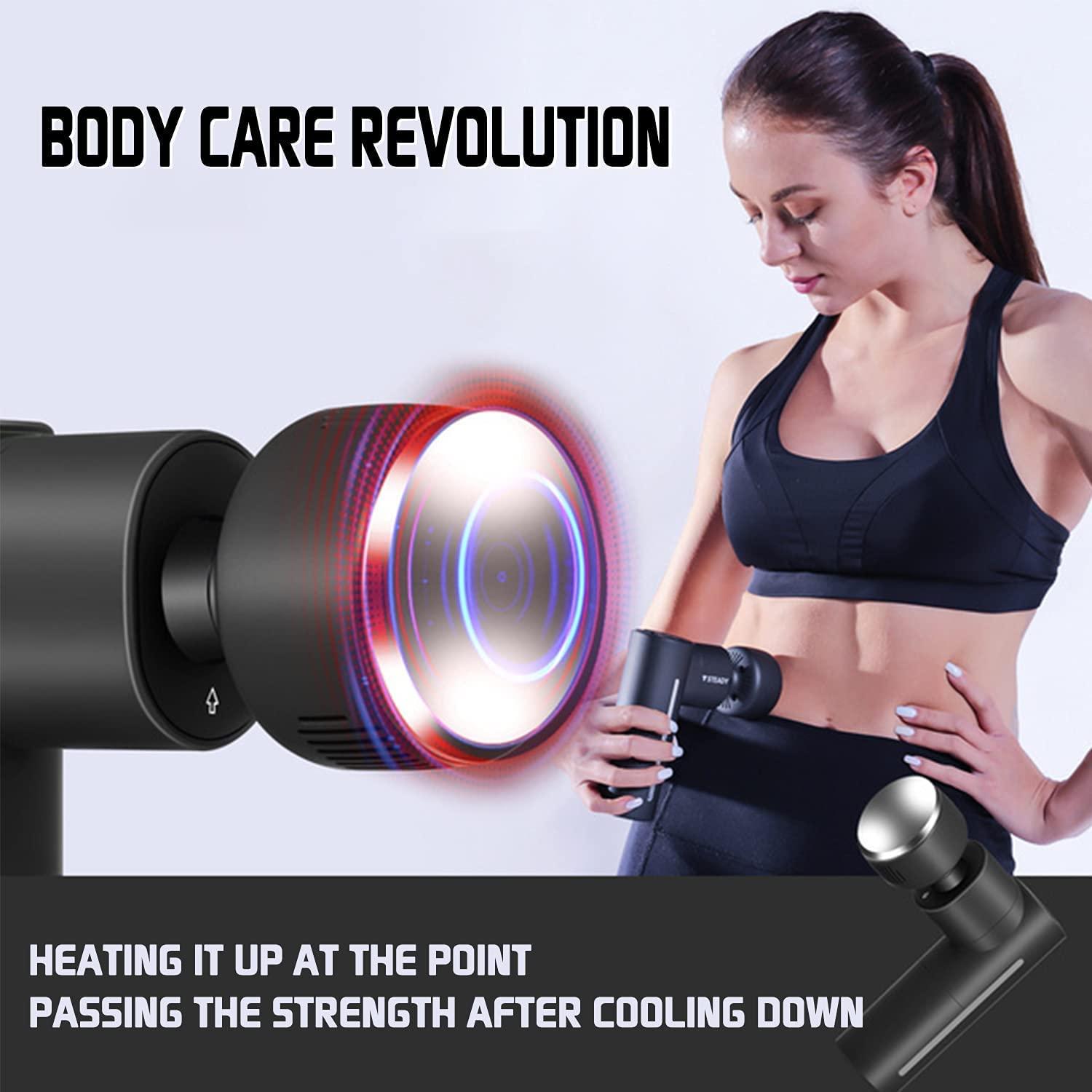 Hot Sale High frequency Massage Gun Muscle Relax Body Relaxation Electric  Massager with Portable Bag Therapy Gun for fitness