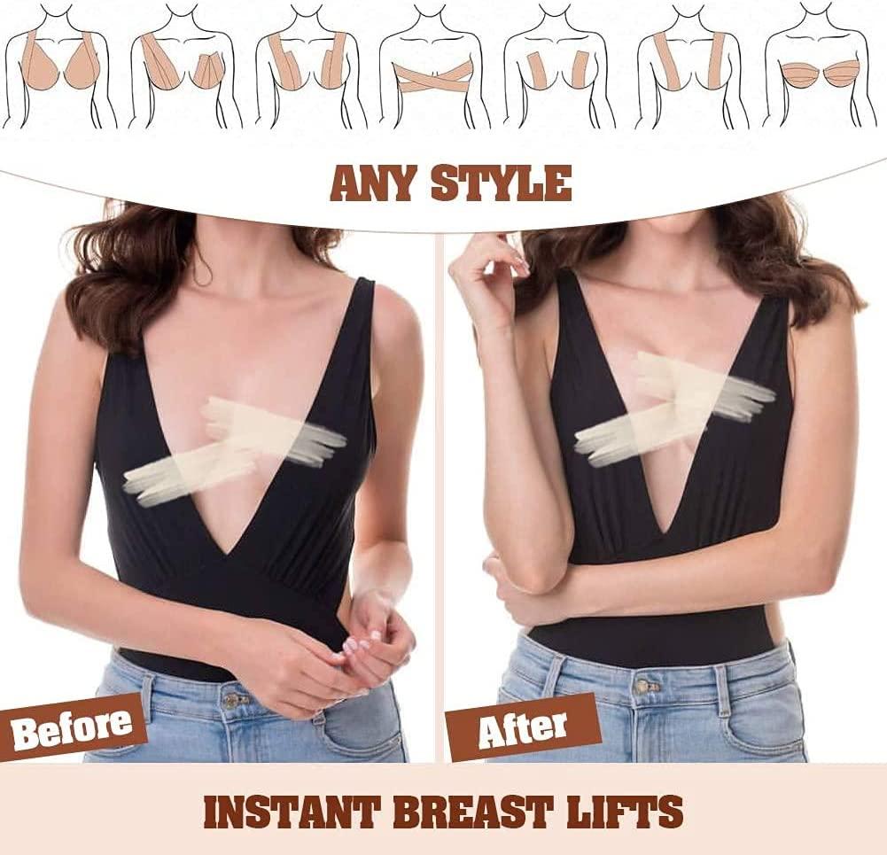 UCRAVO Boob Tape, Body Tape for Women Boobytape for Breast Lift