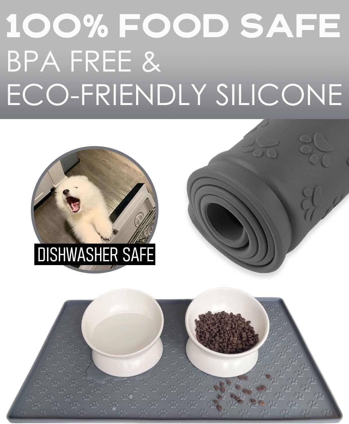 PetSafe Fountain and Feeder Mat, for Dogs and Cats, Silicone Food