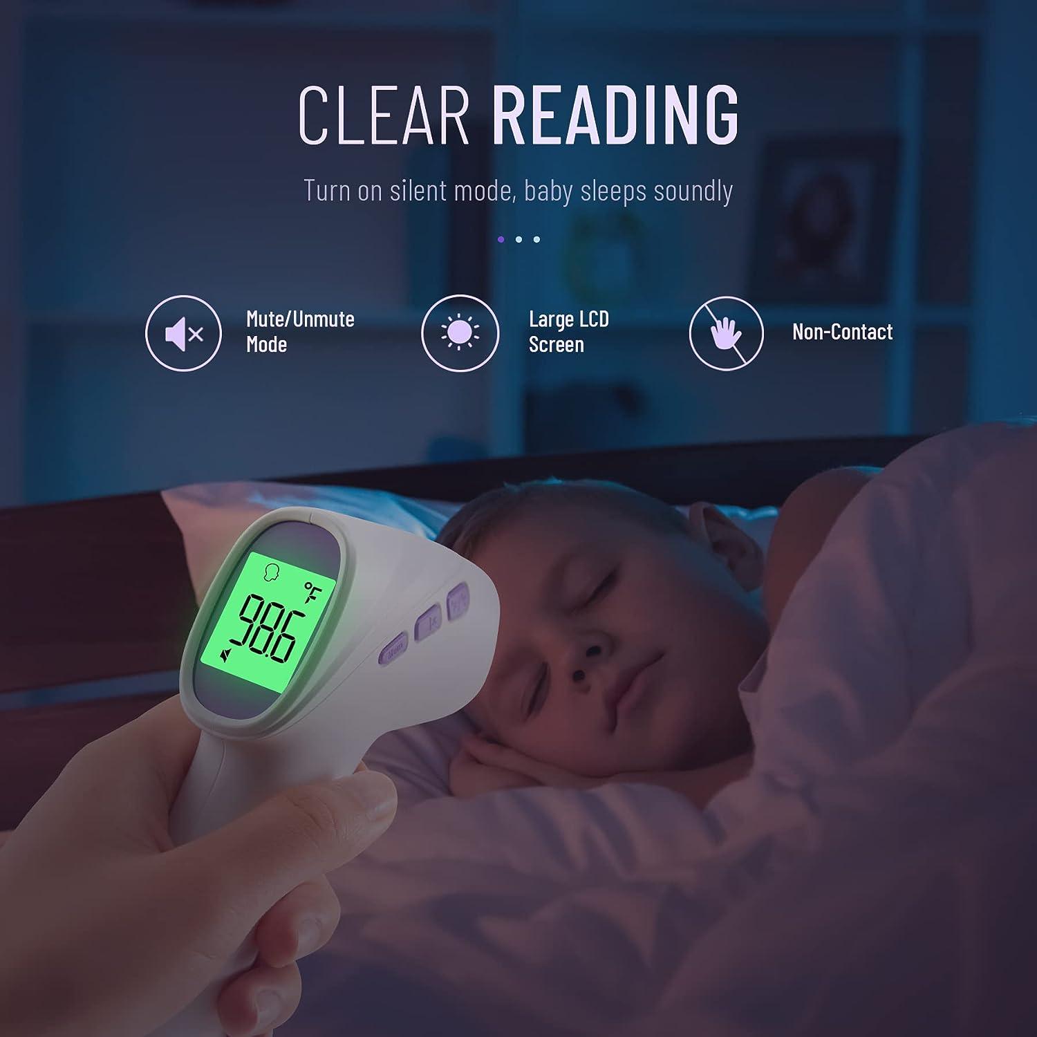 Non-Contact Forehead Thermometer for Adults, Kids, Baby Infrared