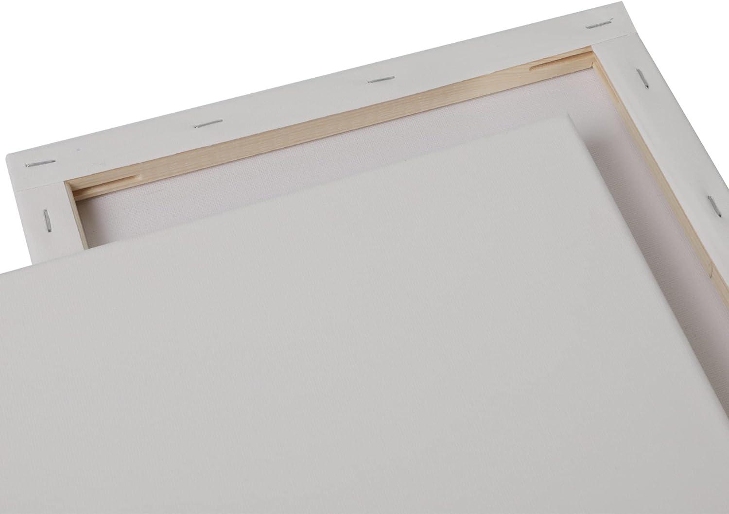Canvas Panels 6x6 Inch 12-Pack, 10 oz Double Primed Acid-Free 100% Cotton  Blank Canvases for Painting, Square Flat Canvas Board for Oil Acrylics