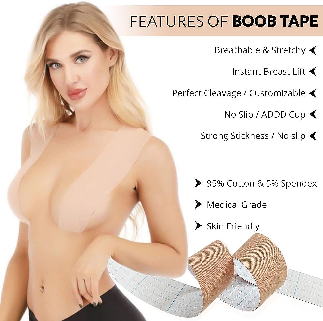 Instant Breast Lift Adhesive Push up Tape Custom Boob Tape All Size - China  Boob Tape price