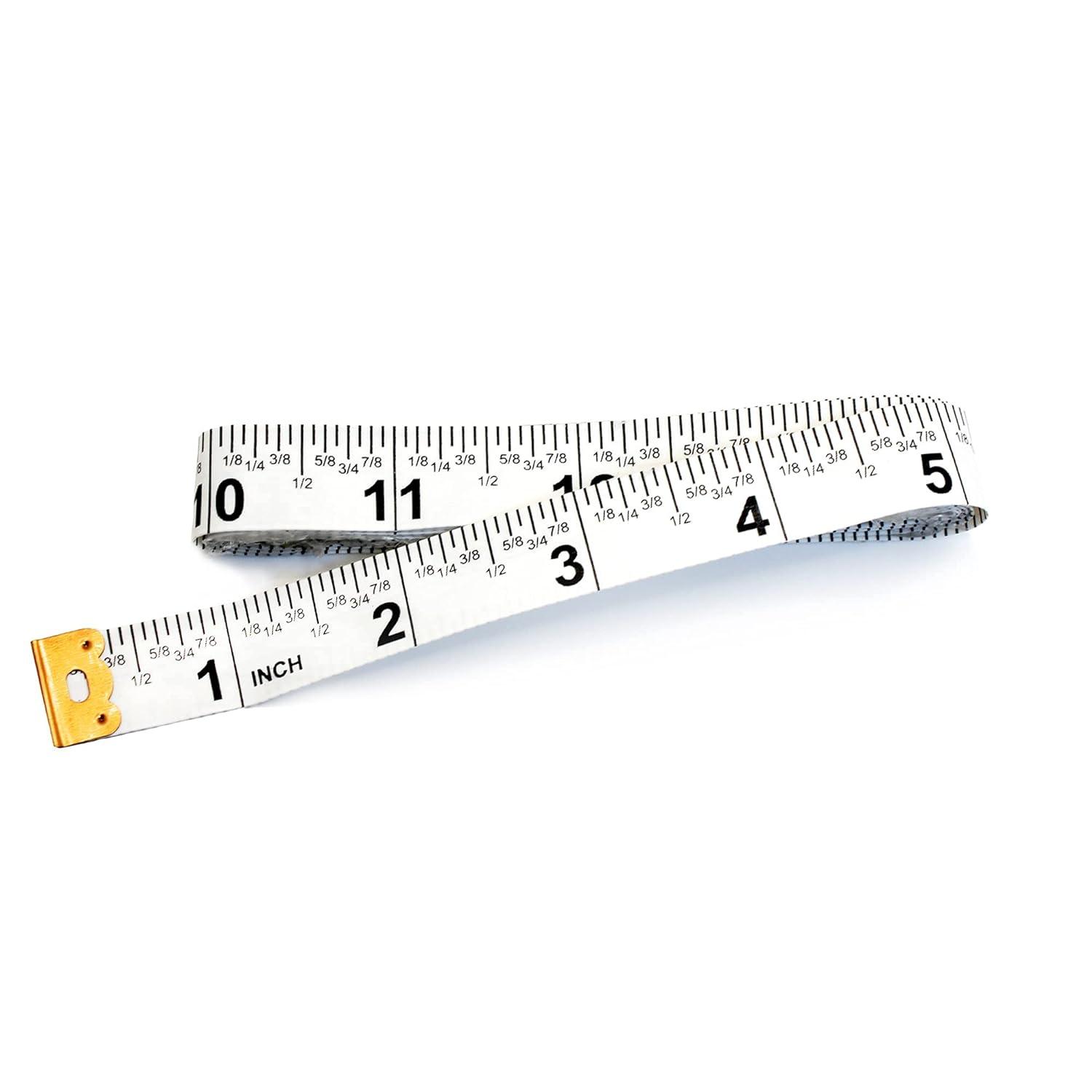 Perfect Measuring Tape Double Sided Tape Measure with Fractions All Purpose  60 inch Tape 10 Pack 