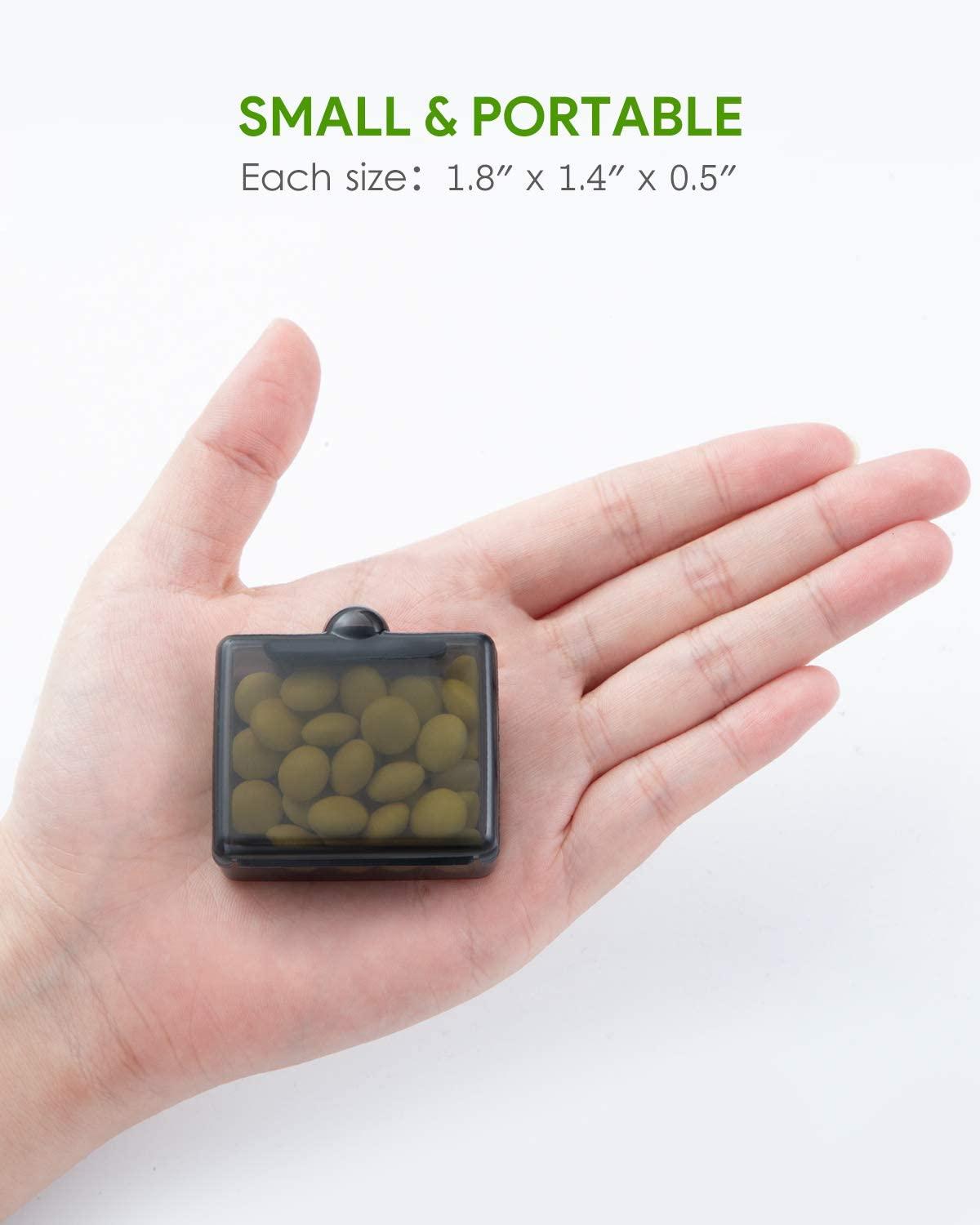 3 Grids Pill Organizer Mini Easy To Carry Pocket Small Pill Box for Outd&hb