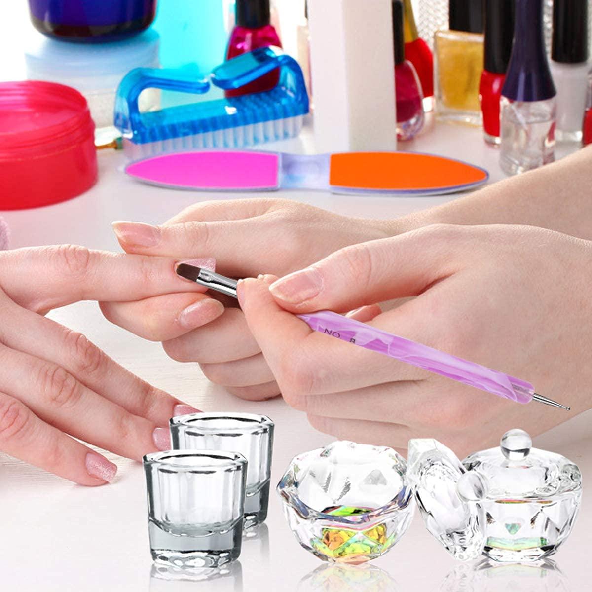 Wholesale Nail Art Brush Cleaner Cup Nail Art Tip Brushes Holder Remover  Cup UV Gel Pen Polish Remover Cleanser Cup From m.