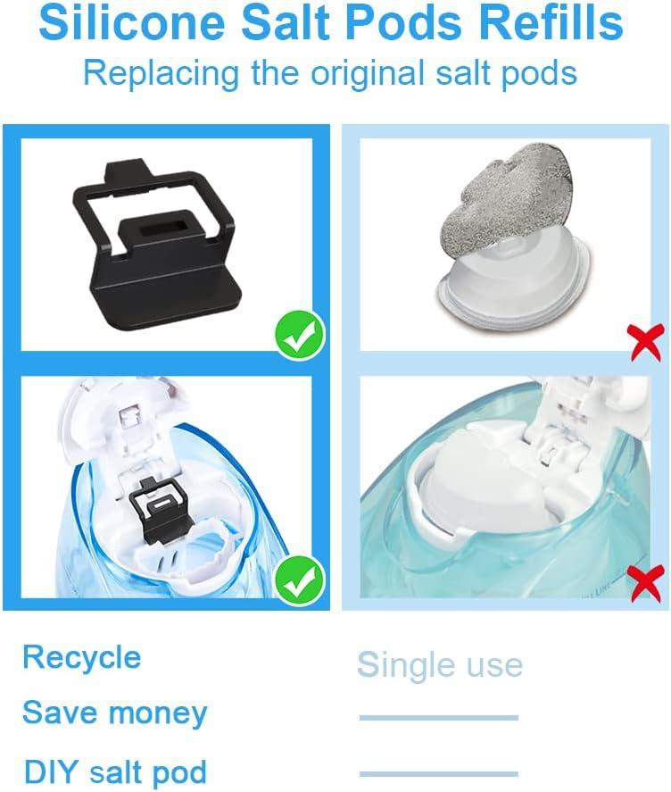 Silicone Saltwater Pods Refills Accessories Compatible with Navage Nasal  Care