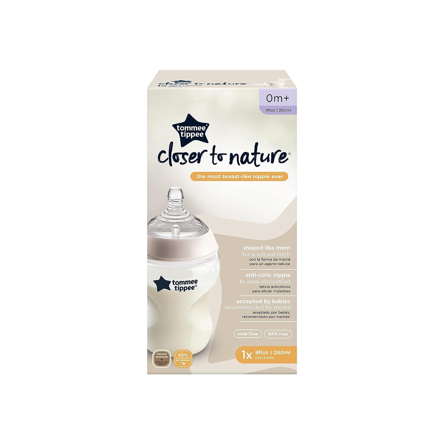 Tommee Tippee Closer to Nature Baby Bottles - 0+ Months, 9 fl oz, 3 Count 
