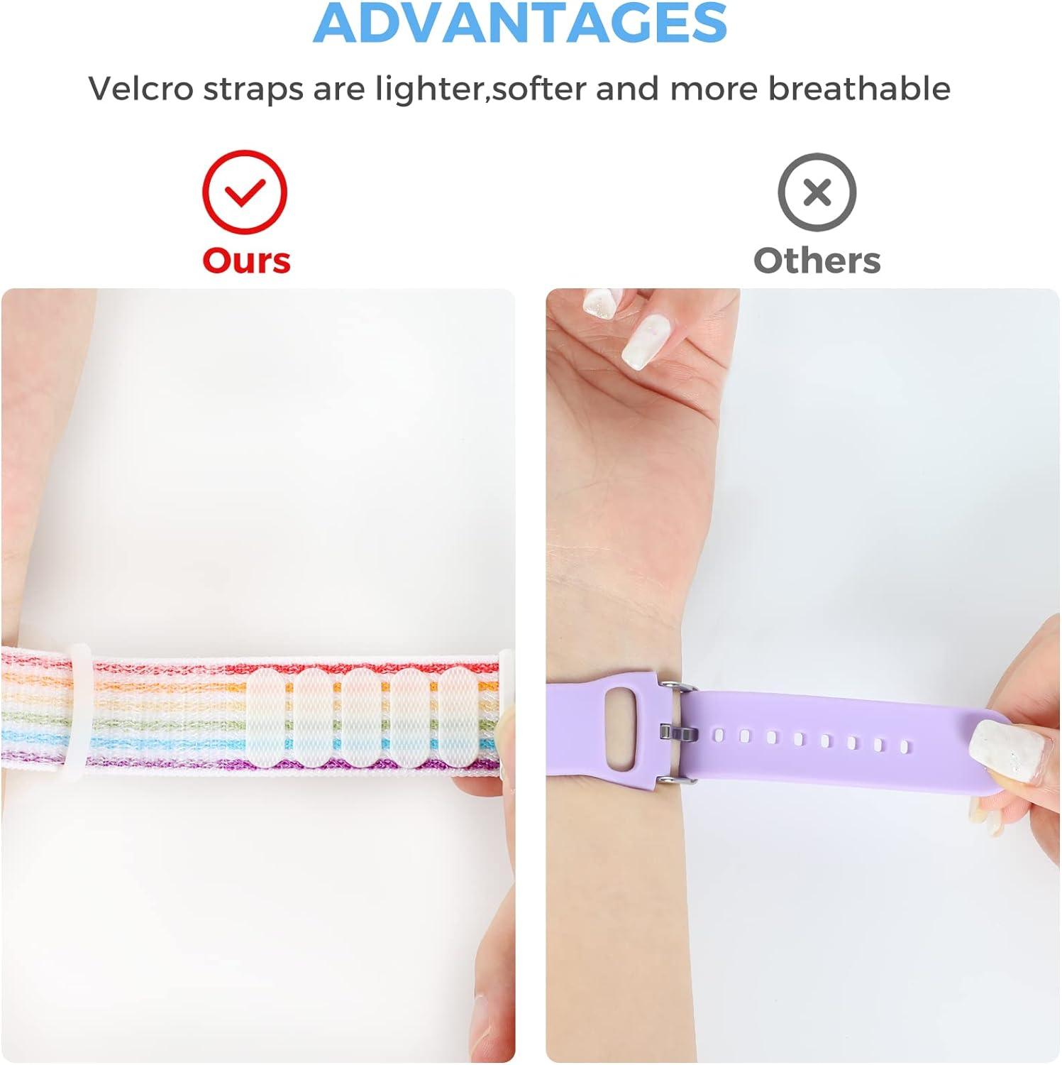  AirTag Bracelet for Kids, Kid Wristband for Apple Air Tag  Hidden Watch Band Toddler AirTags Holder Adjustable Stopper Tags Cover for  Girls : Clothing, Shoes & Jewelry