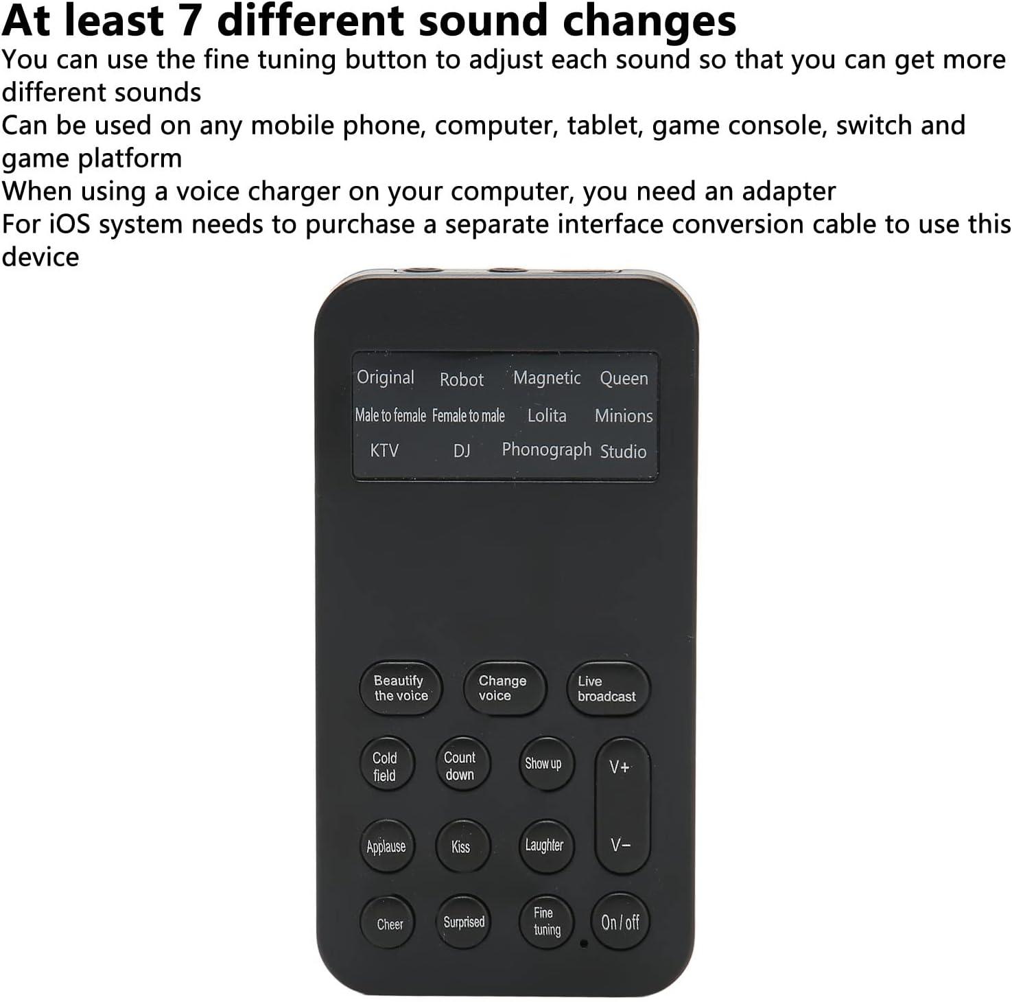 Voice Changer for PS4 PS5 Xboxone Switch Phone Computer PC Laptop