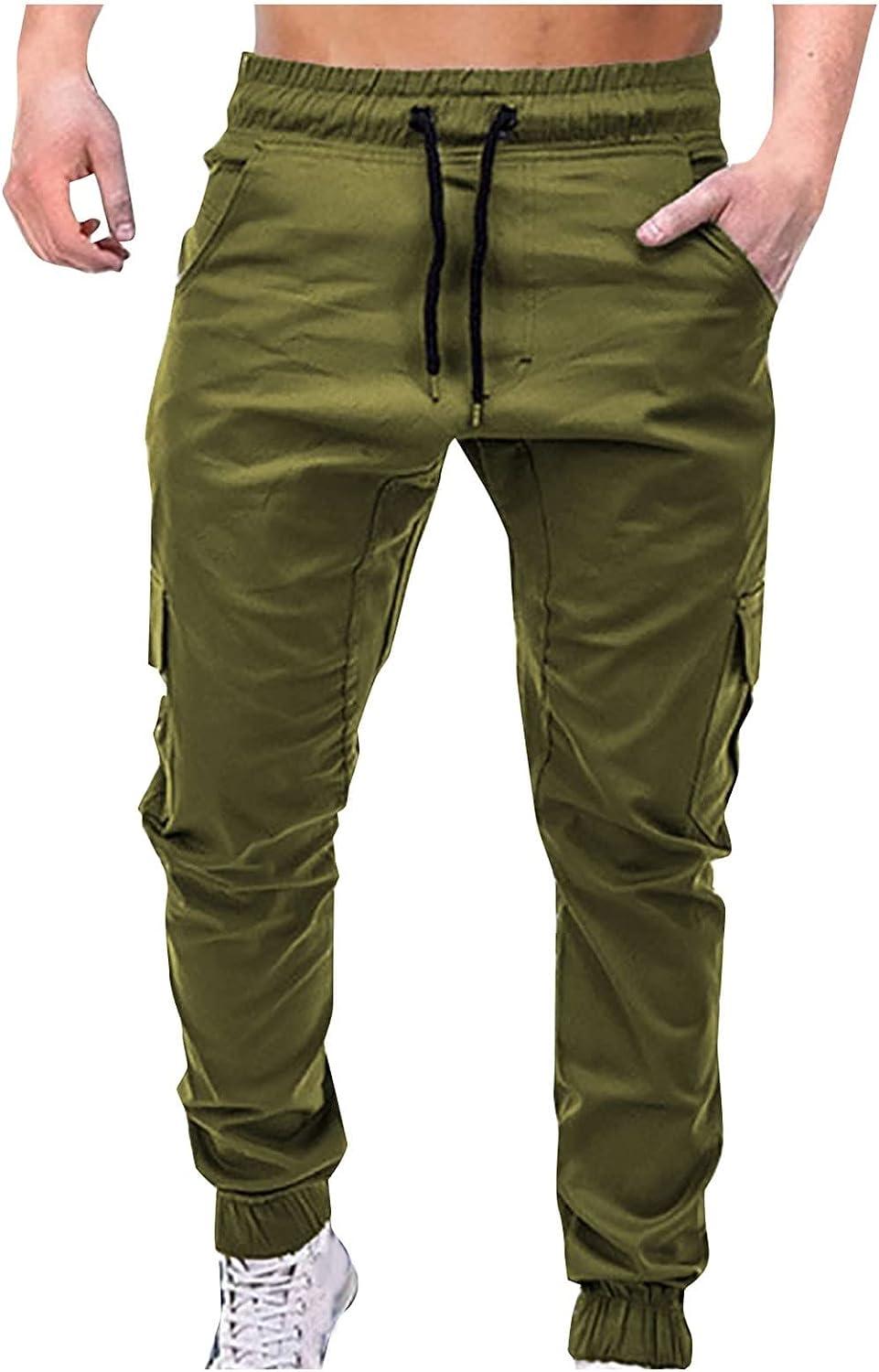 Cargo Pants Basic Plus Size Mens Wear