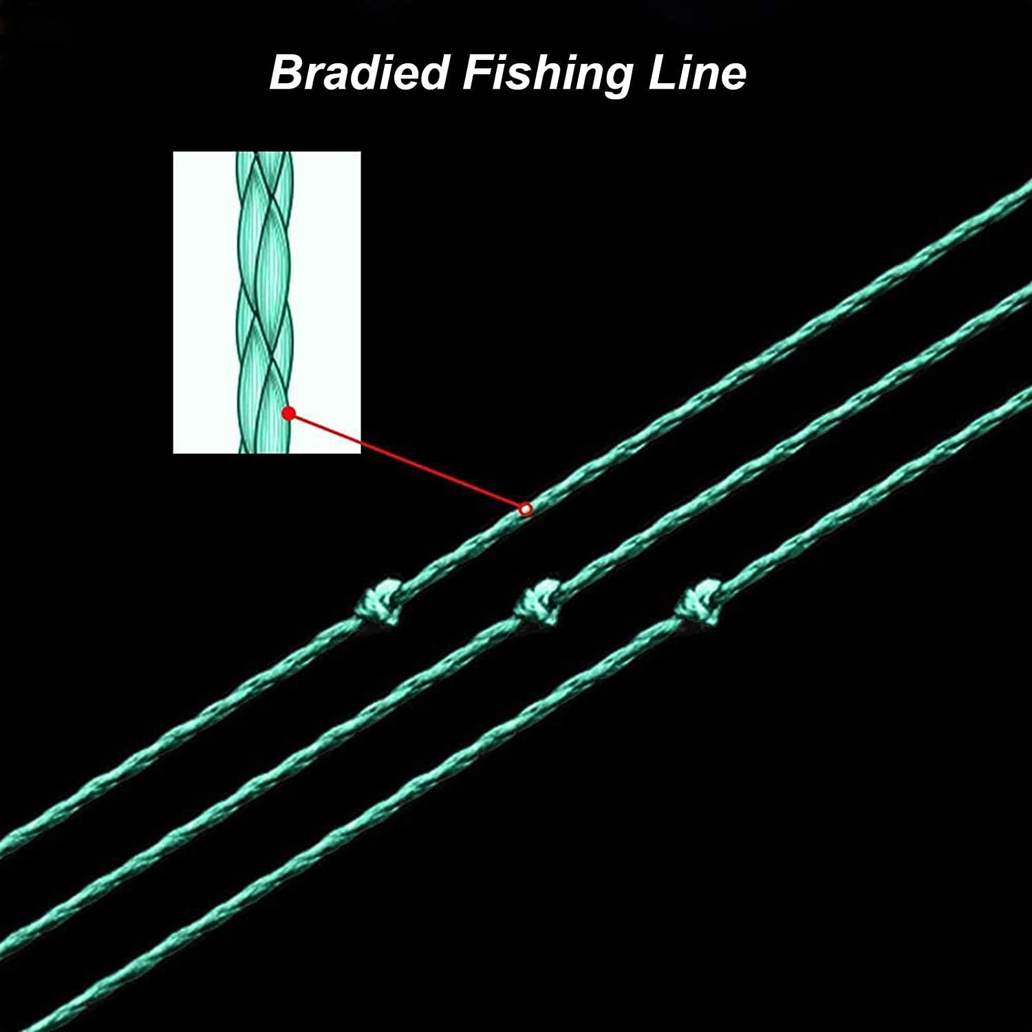 Braided 4 Strands Abrasion Resistant PE Fishing Lines for