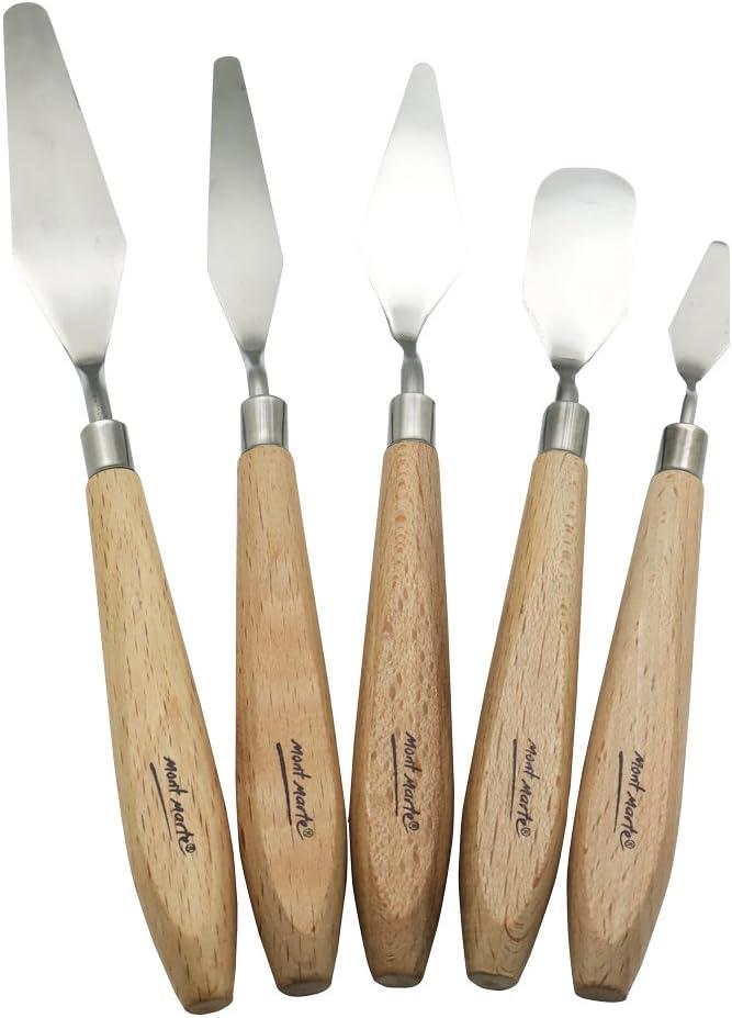 Mont Marte Studio Palette Knife Set, 5 Piece