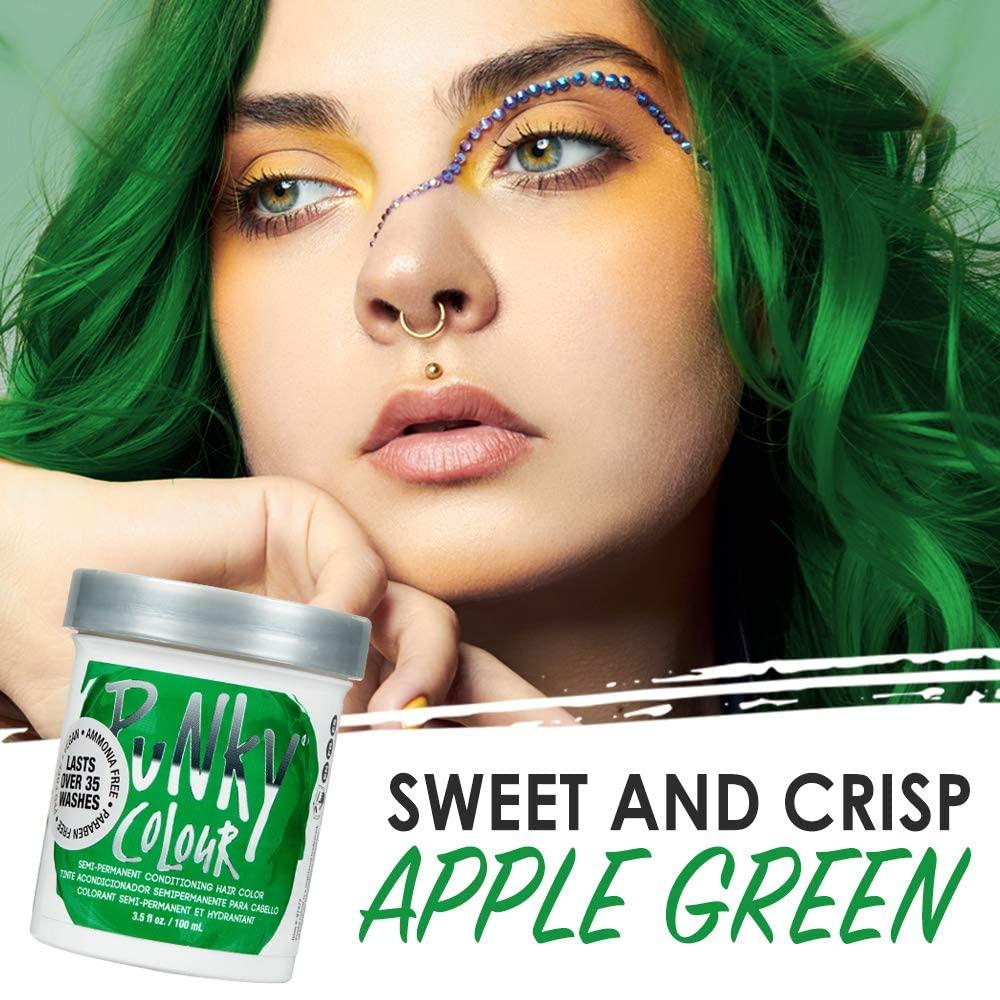 apple green hair dye