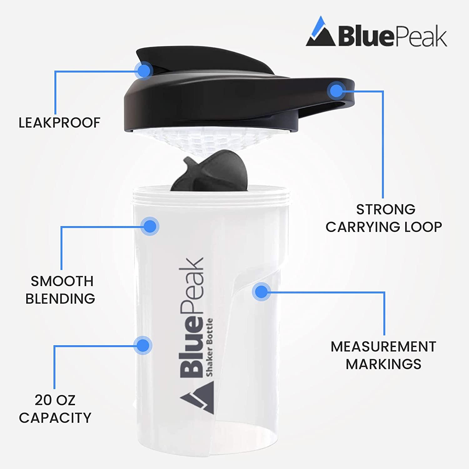 BluePeak Protein Shaker Bottle 28 oz with Twist Cap, Strong Loop Top, BPA  Free, Dishwasher Safe, Sha…See more BluePeak Protein Shaker Bottle 28 oz