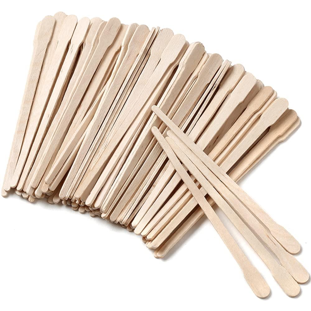 Wooden Wax Sticks - Eyebrow, Lip, Nose Small Waxing Applicator Sticks For  Hair Removal And Smooth Skin - Spa And Home Usage (pack Of 200)