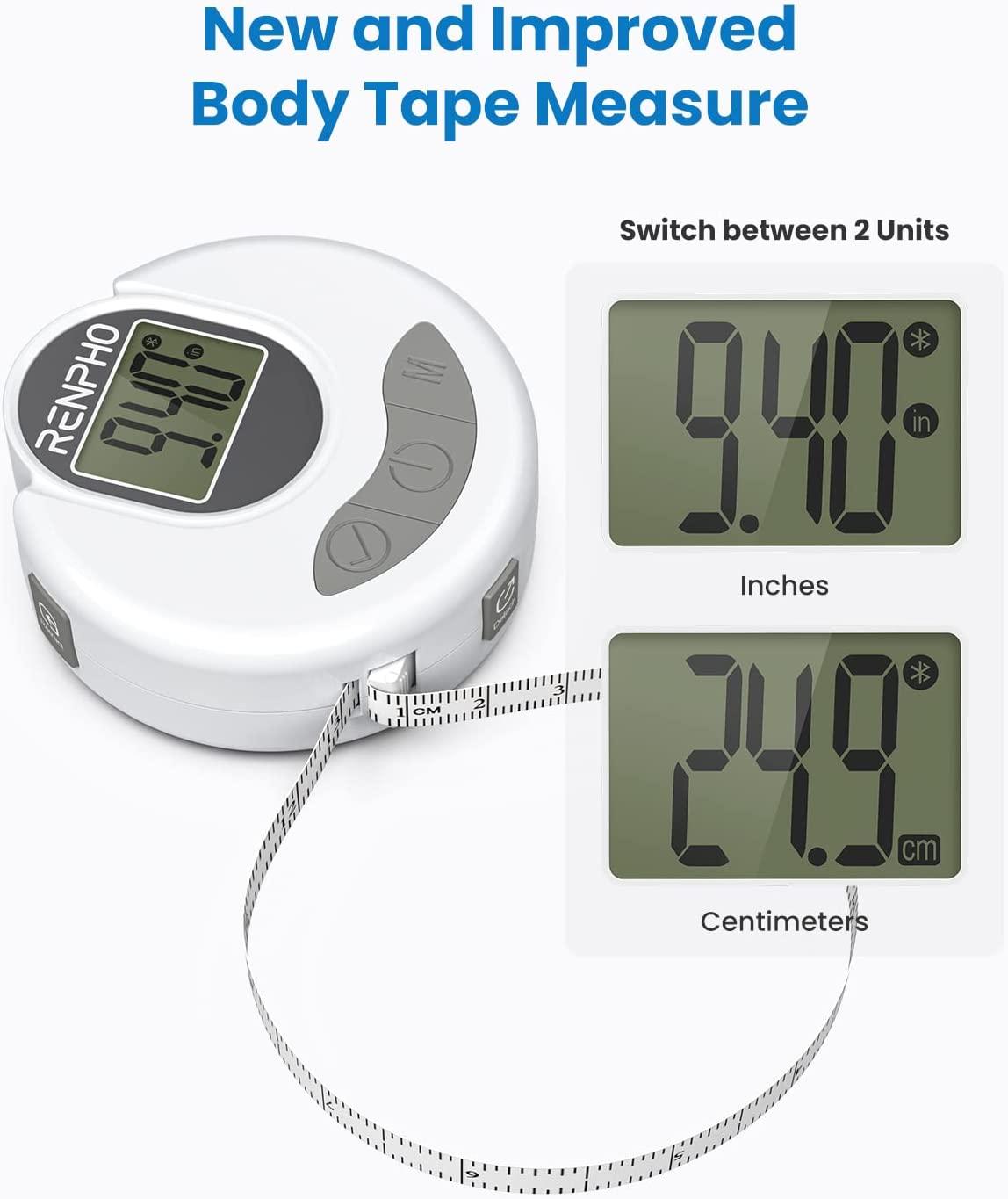 Tape Measure for Body RENPHO Smart Bluetooth Digital Measuring