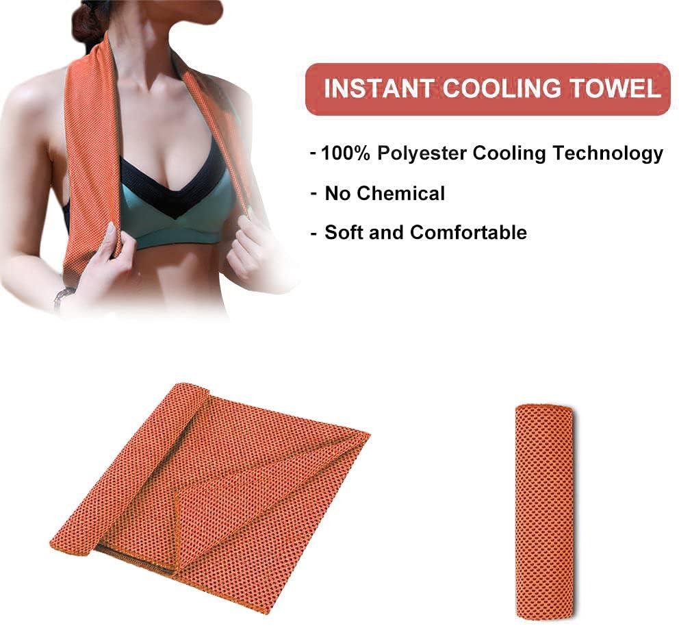 U-pick Cooling Towels for Neck and Face, Soft Breathable Yoga Towel, Chilly  Sweat Rags for Gym, Cooling Towels for Athletes, Hot Weather, Travel