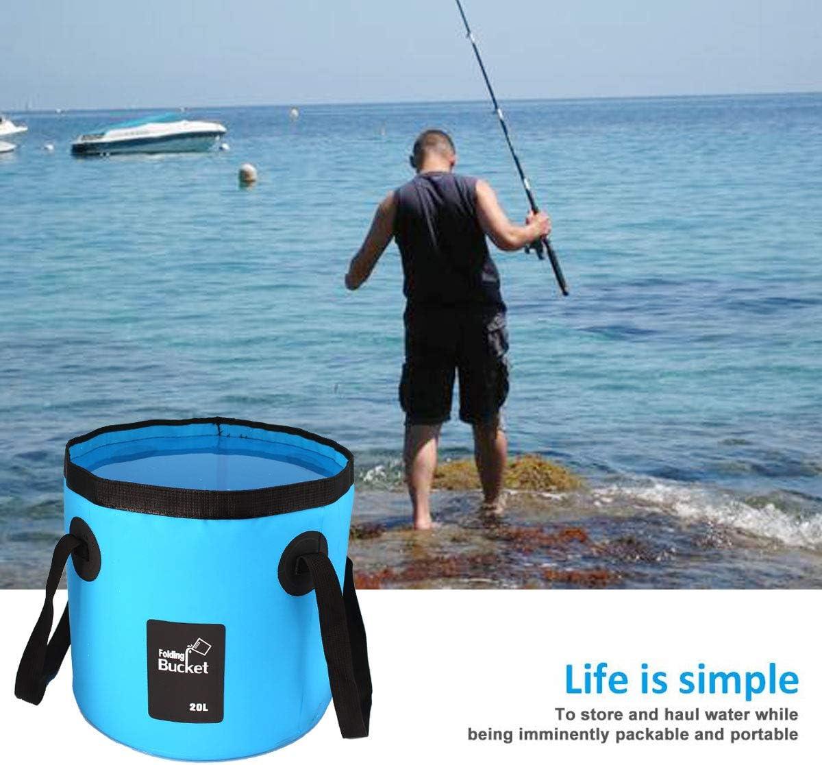 Collapsible Bucket 12L/20L Waterproof Water Storage Container Tub