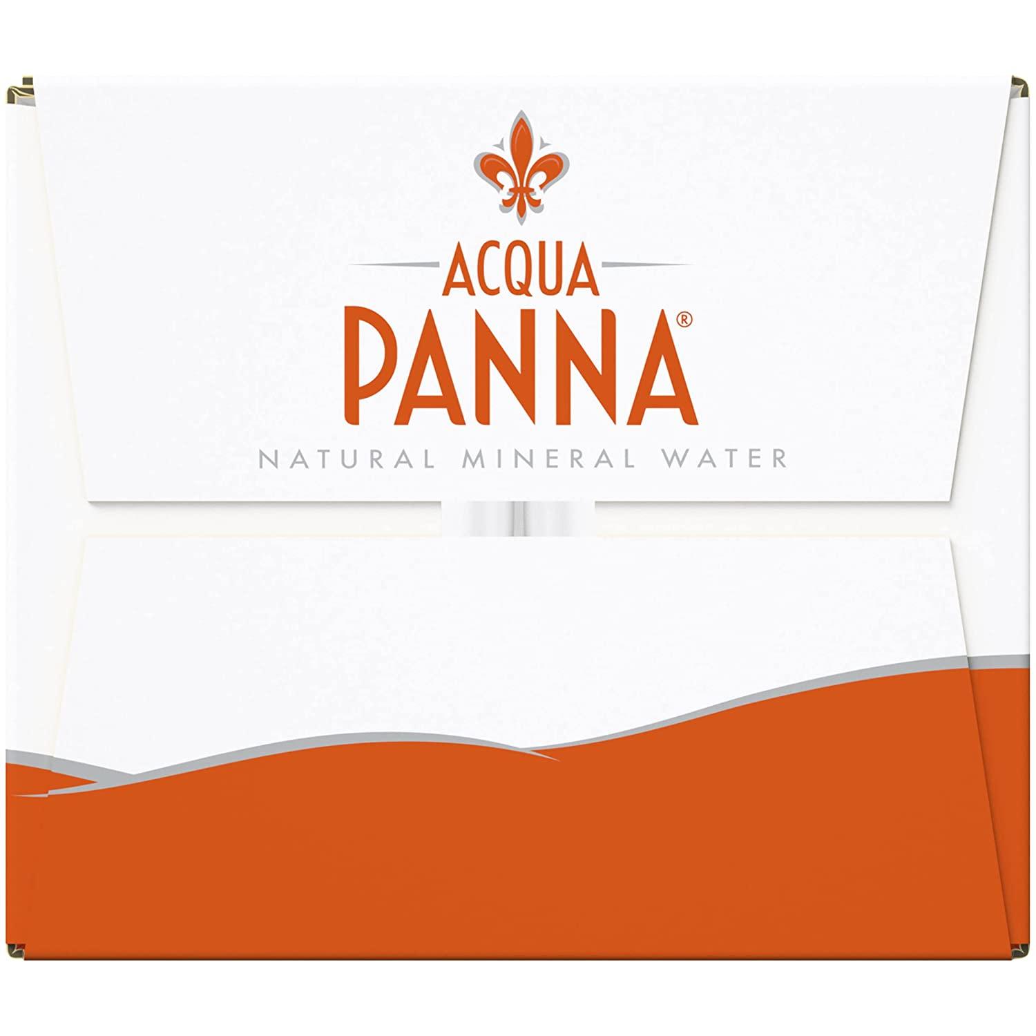 Acqua Panna Natural Spring Water, 16.9 Fl. Oz. Plastic Bottles, Pack of 24