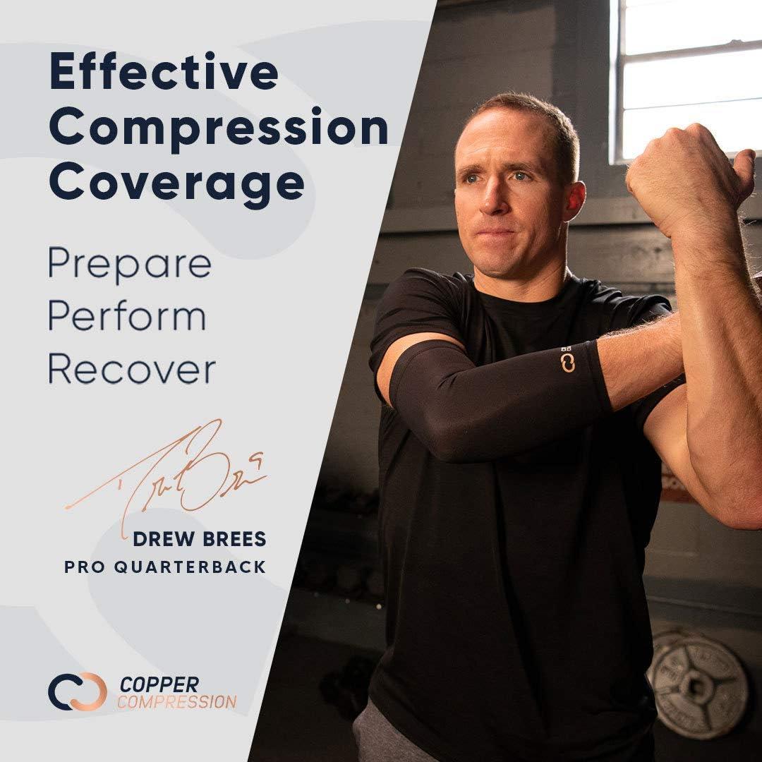 Copper Compression Shoulder Brace | Shoulder Pain Relief with PowerKnit  Compression Technology | Shoulder Orthopedic Brace for Men & Women | Torn