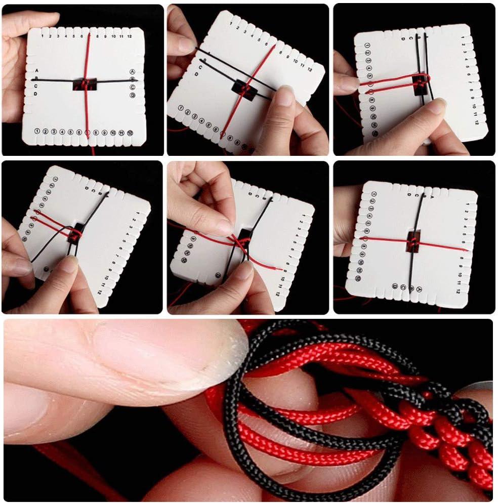 Bracelet Making Board - Reusable Round Square Shape Kumihimo Disk Braided  Plate - White Weaving Board For Diy Fine Thread Wire Beaded, Kumihimo  Suppli