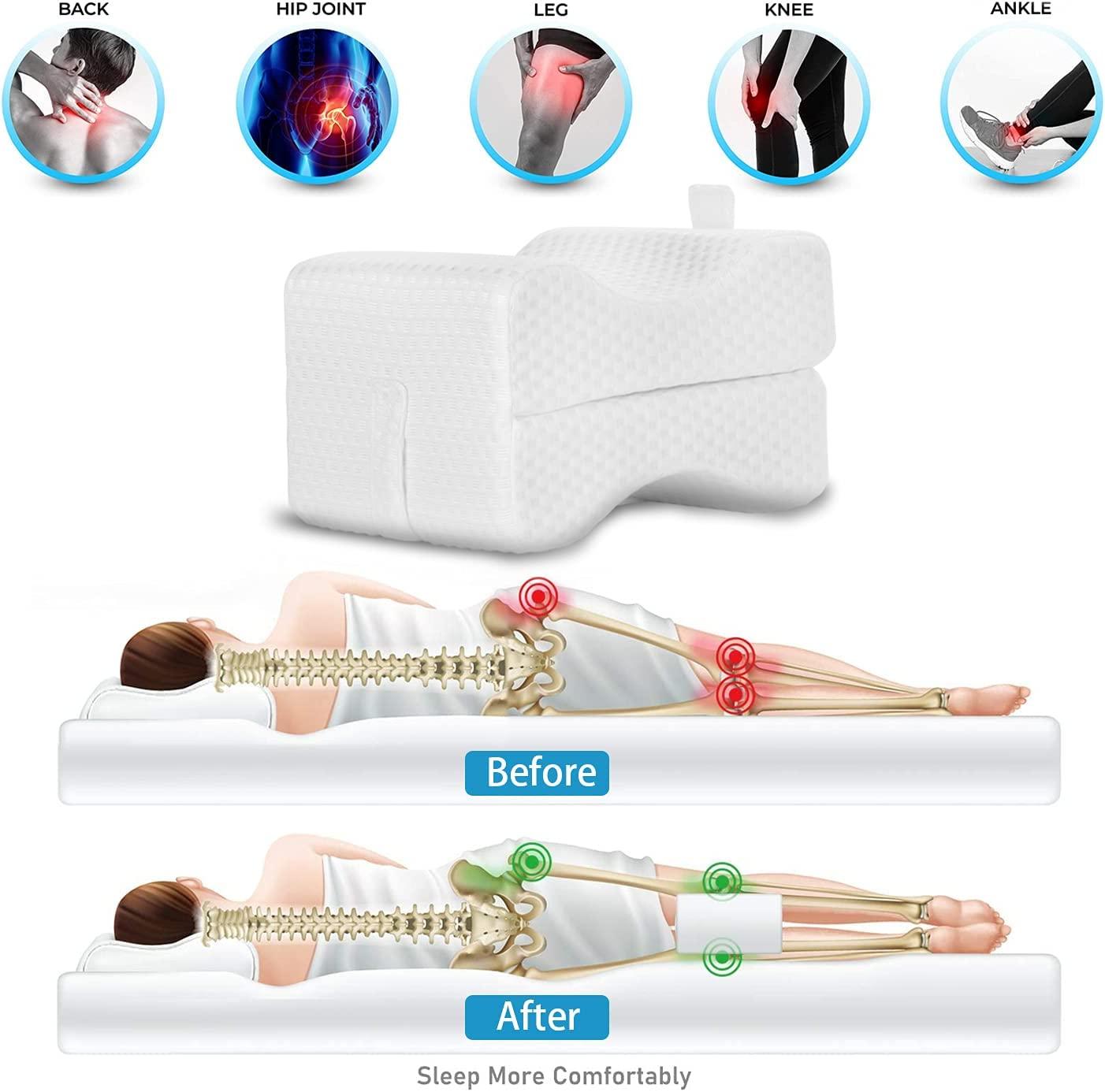 Orthopedic pillow between legs for better sleep – thebodycure