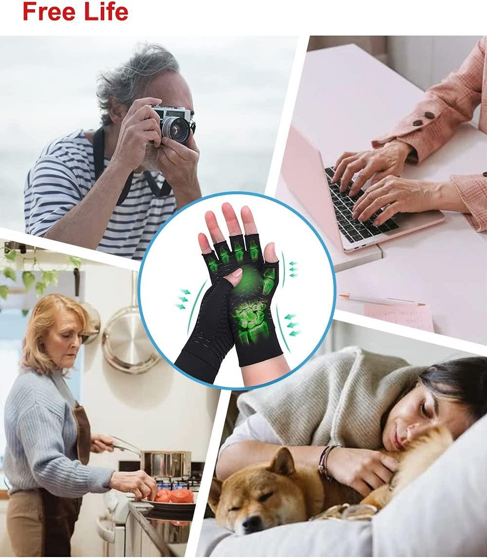 The Best Women's Arthritis Fingerless Glove