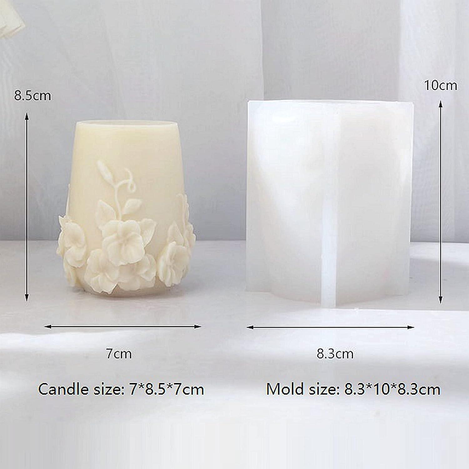 DIY Big Peony Flower Candle Silicone Mold Candle Making Crafts Baking Molds  Handmade Aroma Candle Making Mould