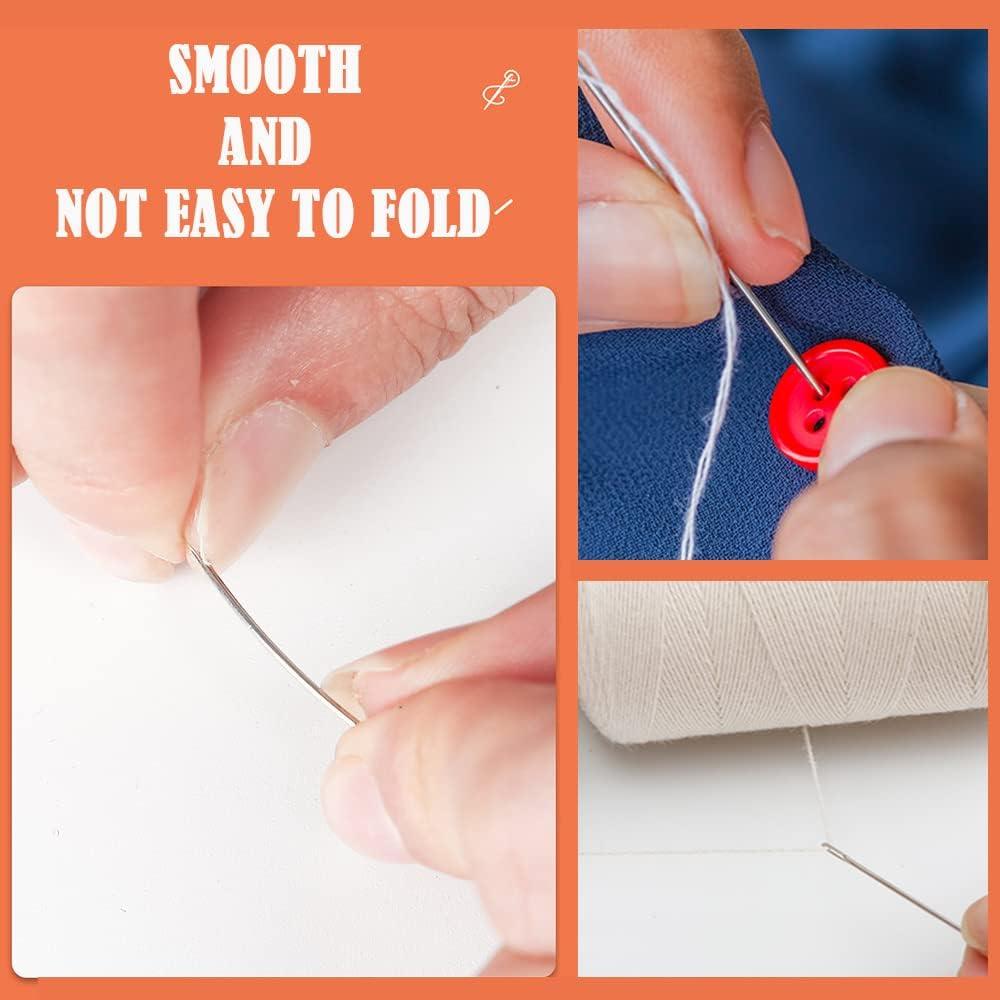 Sewing needle with needle eye 24-pack - Easily thread the needle