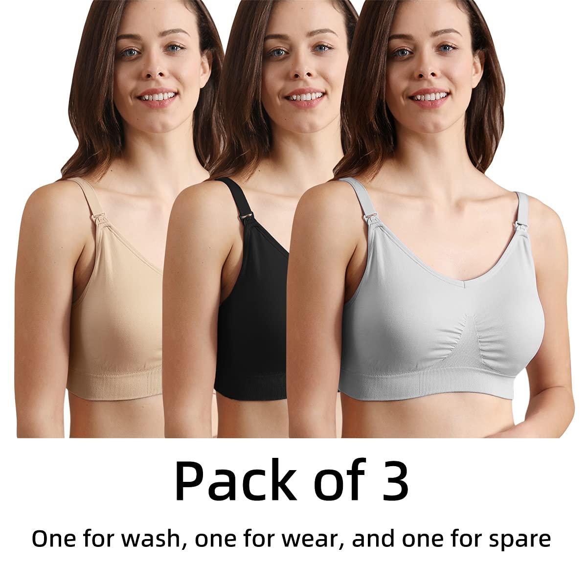Wash Wear Spare® Pumping Bra Three-Pack