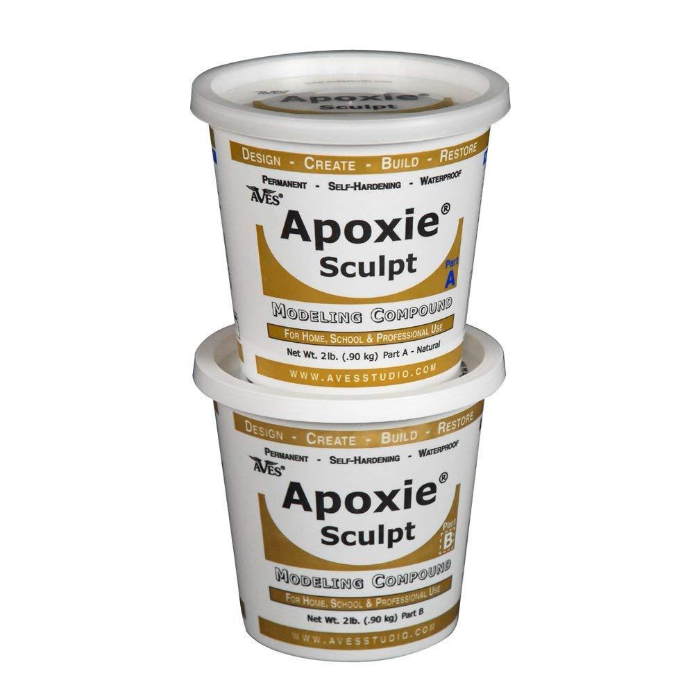 Apoxie Sculpt 1 lb. White, 2 part modeling compound (A & B) 