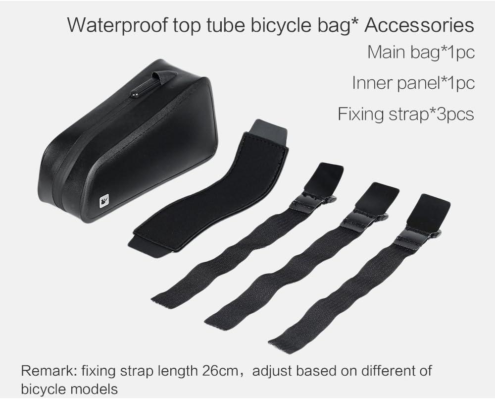 Rhinowalk Bike Bag Bike Top Tube Bag Bike Frame Bag Stable Bicycle Frame Bag  Bicycle Bag Professional Cycling Accessories