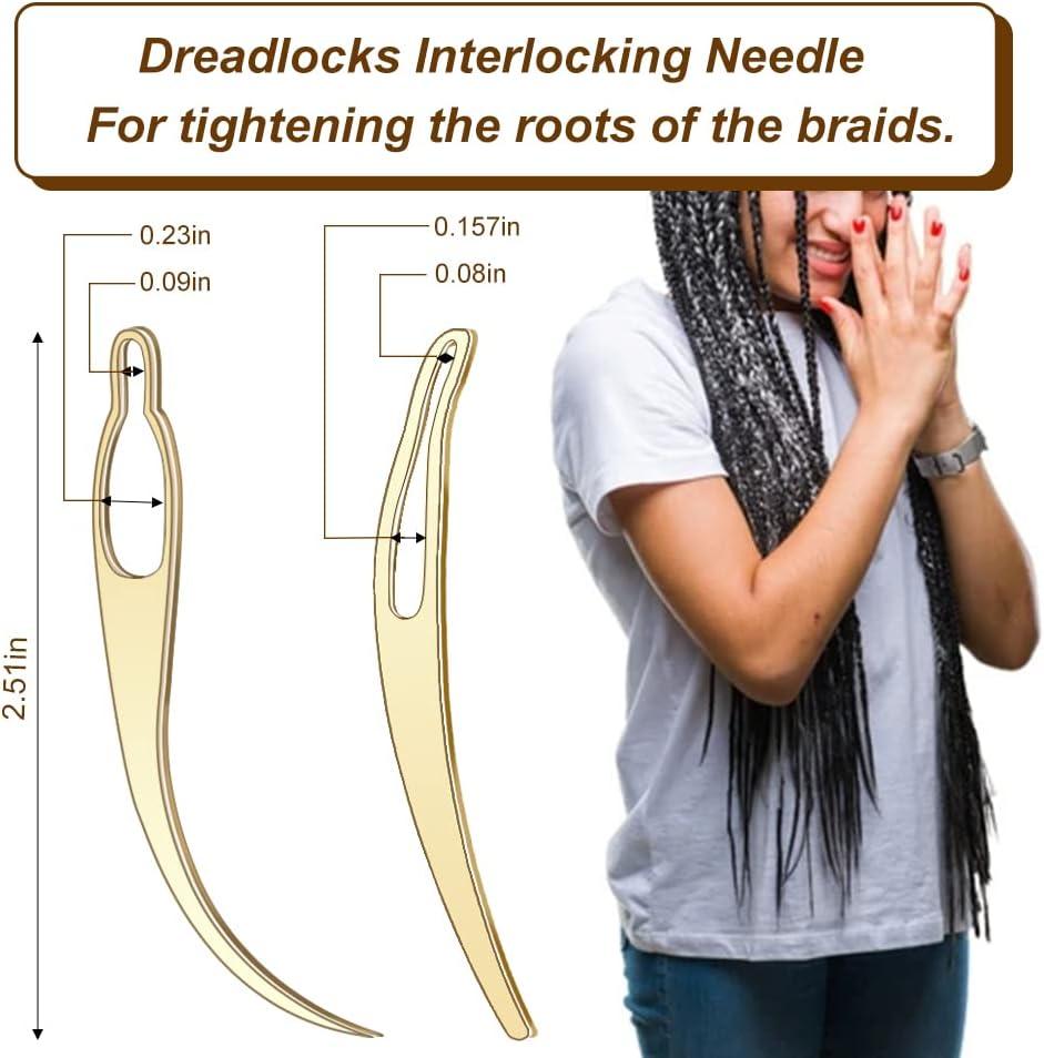 Interlocking Tools For Locs Deadlocks Needle Blonde Interlocking