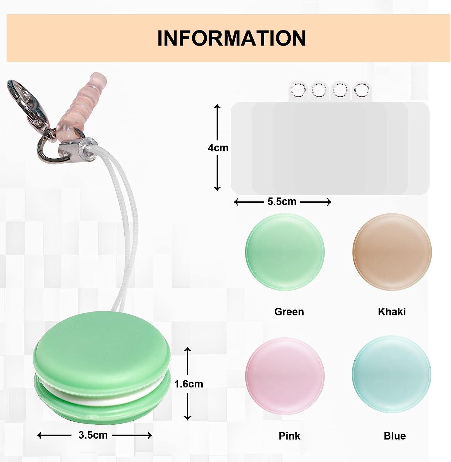 6pcs Electronic Wipes Eye Glass Clean Cloths Macaron Shape Wiper for  Cleaning Lens 