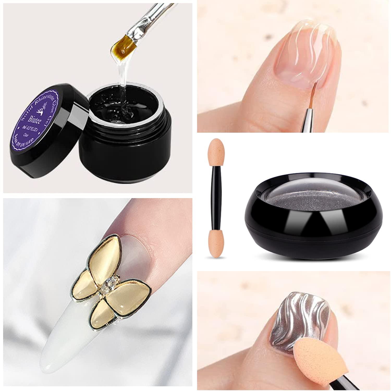 Jual Vigorous glue nail art lem accessories kuku rhinestones glue  rhinestone nail charm glue uv