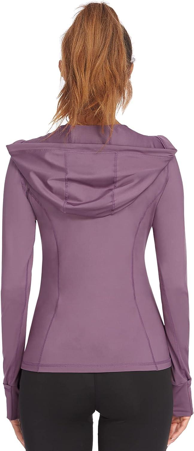 Lululemon Hoodie Jacket Women's Long Sleeve Thick Full Zip Purple Size 4