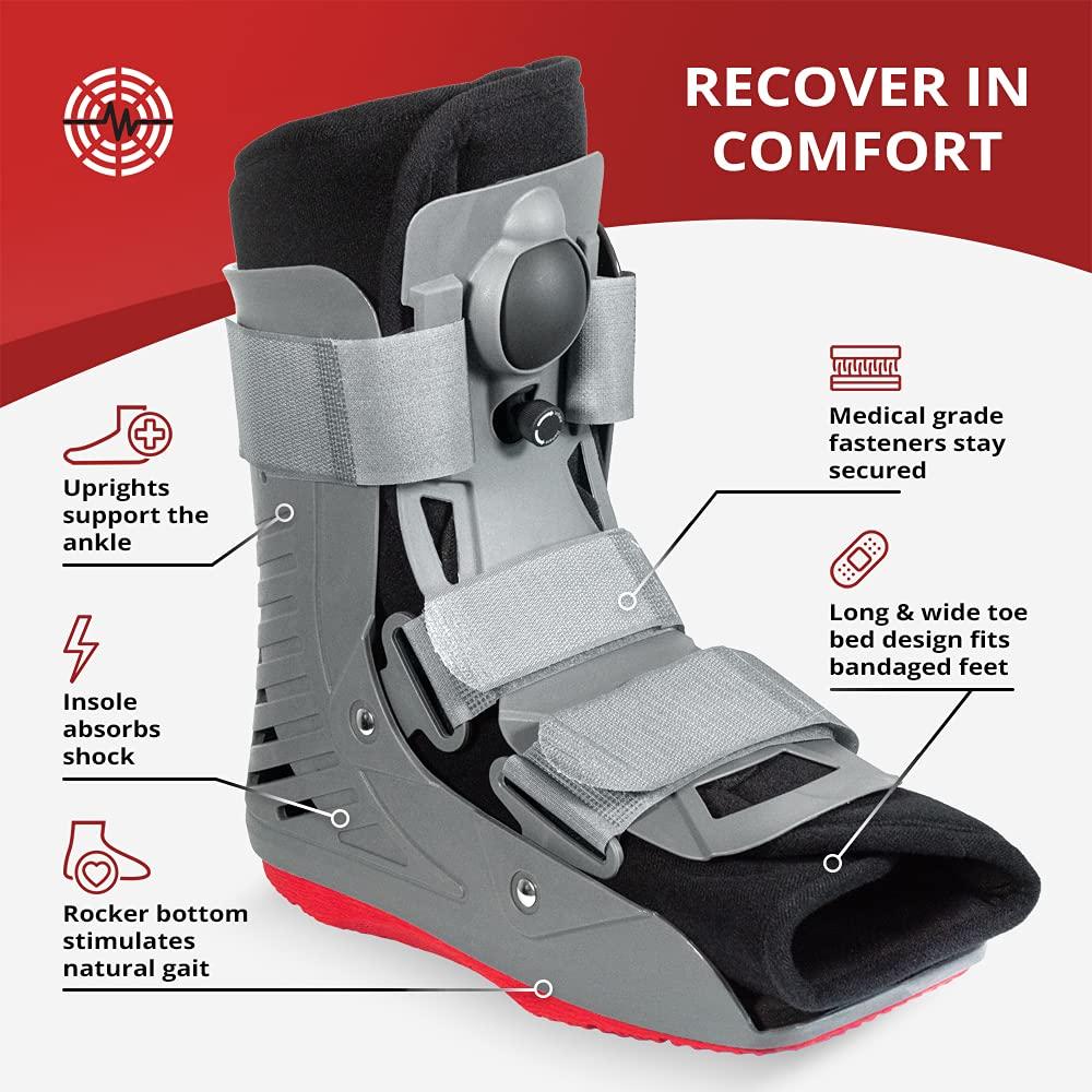 Short Orthopaedic Medical Walking Boots for Foot, Toe and Ankle