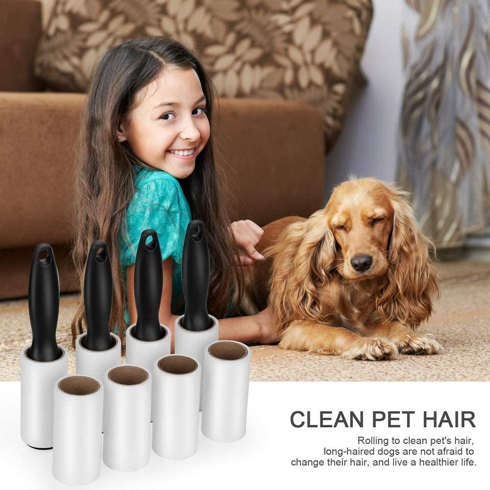 Lint Roller Value Pack, Total, Works Great On Pet Hair, Extra Sticky Lint  Roller For Clothes, Lint Remover For Pet Hair Removal, Dog Cat Furniture Lint  Brush, 2 Handles With 8 Rollers