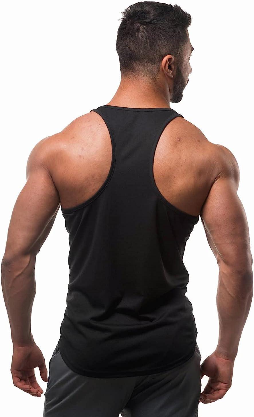 Men's Gym Tank Top Regular Fit - Black